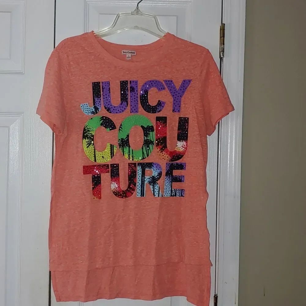 Juicy Couture short sleeve shirt Sz L NWOT